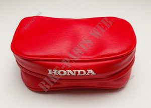 Tool bag replica Honda XR red starting , white letters - SACOCHE OUTILS RED R134